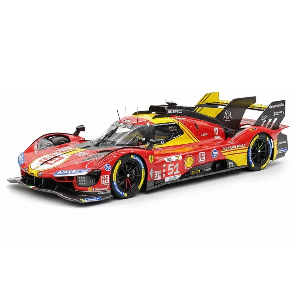 [BBR] 1:18 Ferrari 2024 499P Le Mans Hypercar #51 Model Car Resin