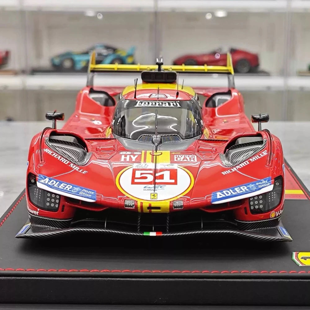 [BBR] 1:18 Ferrari 2024 499P Le Mans Hypercar #51 Model Car Resin