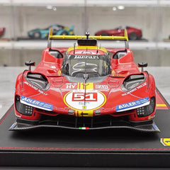 [BBR] 1:18 Ferrari 2024 499P Le Mans Hypercar #51 Model Car Resin