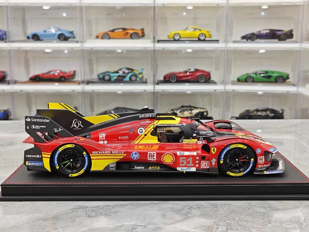 [BBR] 1:18 Ferrari 2024 499P Le Mans Hypercar #51 Model Car Resin