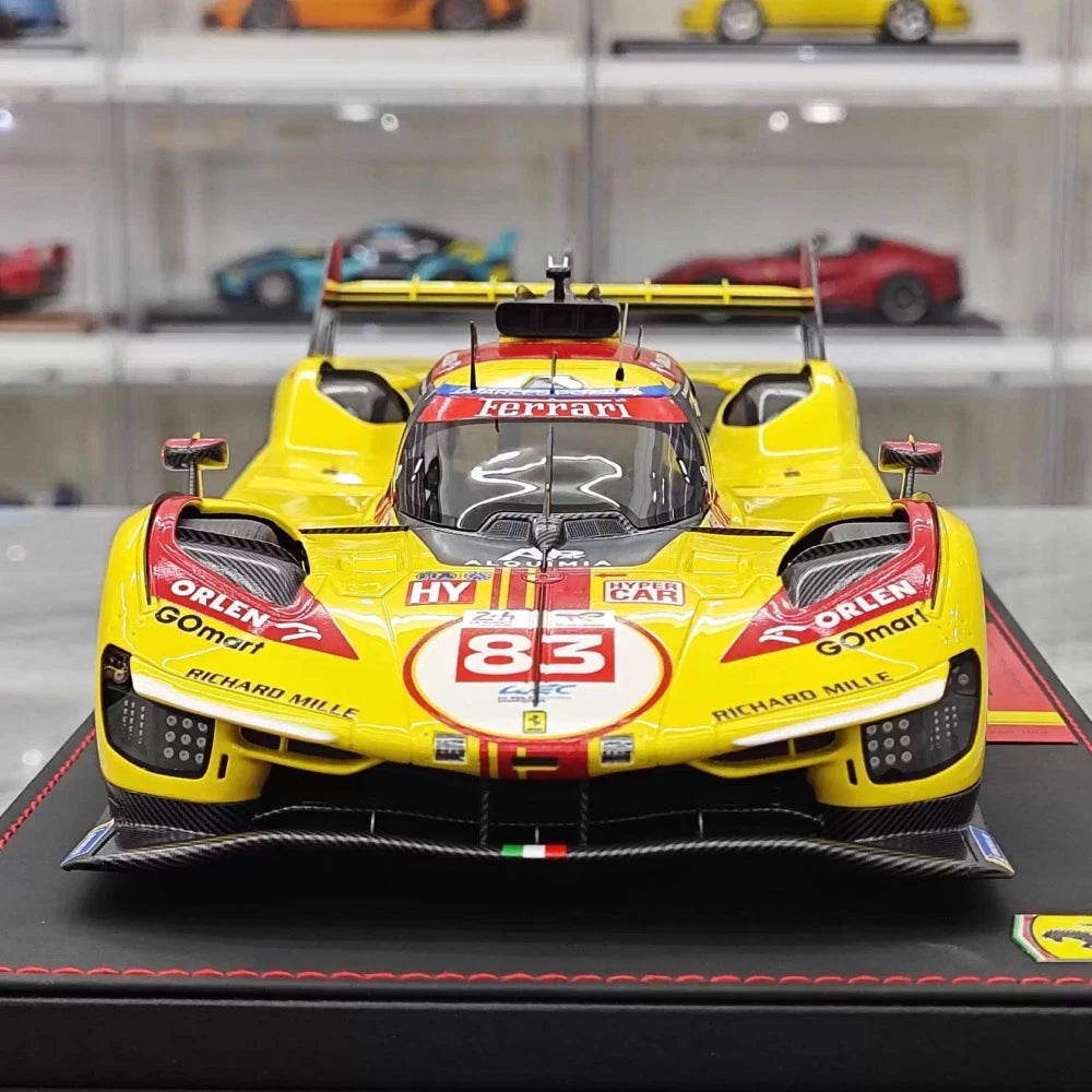 [BBR] 1:18 Ferrari 2024 499P Le Mans Hypercar #83 Model Car Resin