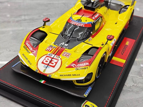 [BBR] 1:18 Ferrari 2024 499P Le Mans Hypercar #83 Model Car Resin