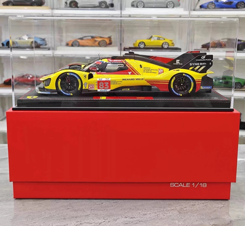 [BBR] 1:18 Ferrari 2024 499P Le Mans Hypercar #83 Model Car Resin