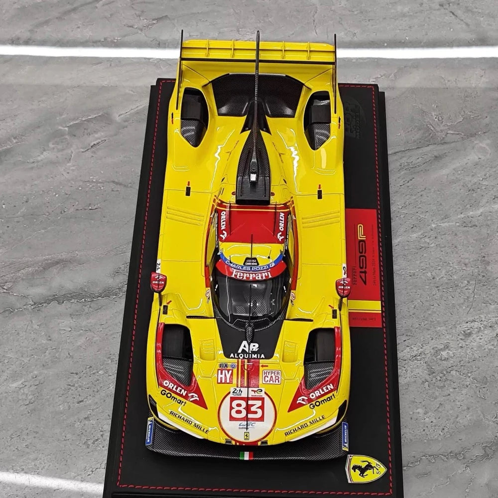 [BBR] 1:18 Ferrari 2024 499P Le Mans Hypercar #83 Model Car Resin