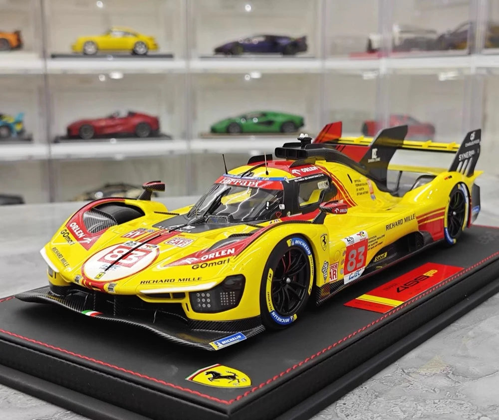 [BBR] 1:18 Ferrari 2024 499P Le Mans Hypercar #83 Model Car Resin