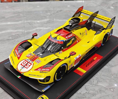 [BBR] 1:18 Ferrari 2024 499P Le Mans Hypercar #83 Model Car Resin