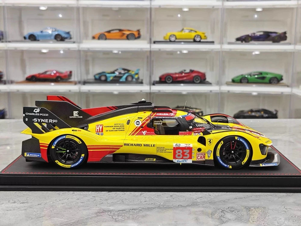 [BBR] 1:18 Ferrari 2024 499P Le Mans Hypercar #83 Model Car Resin