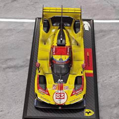 [BBR] 1:18 Ferrari 2024 499P Le Mans Hypercar #83 Dirty Model Car Resin