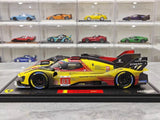 [BBR] 1:18 Ferrari 2024 499P Le Mans Hypercar #83 Dirty Model Car Resin