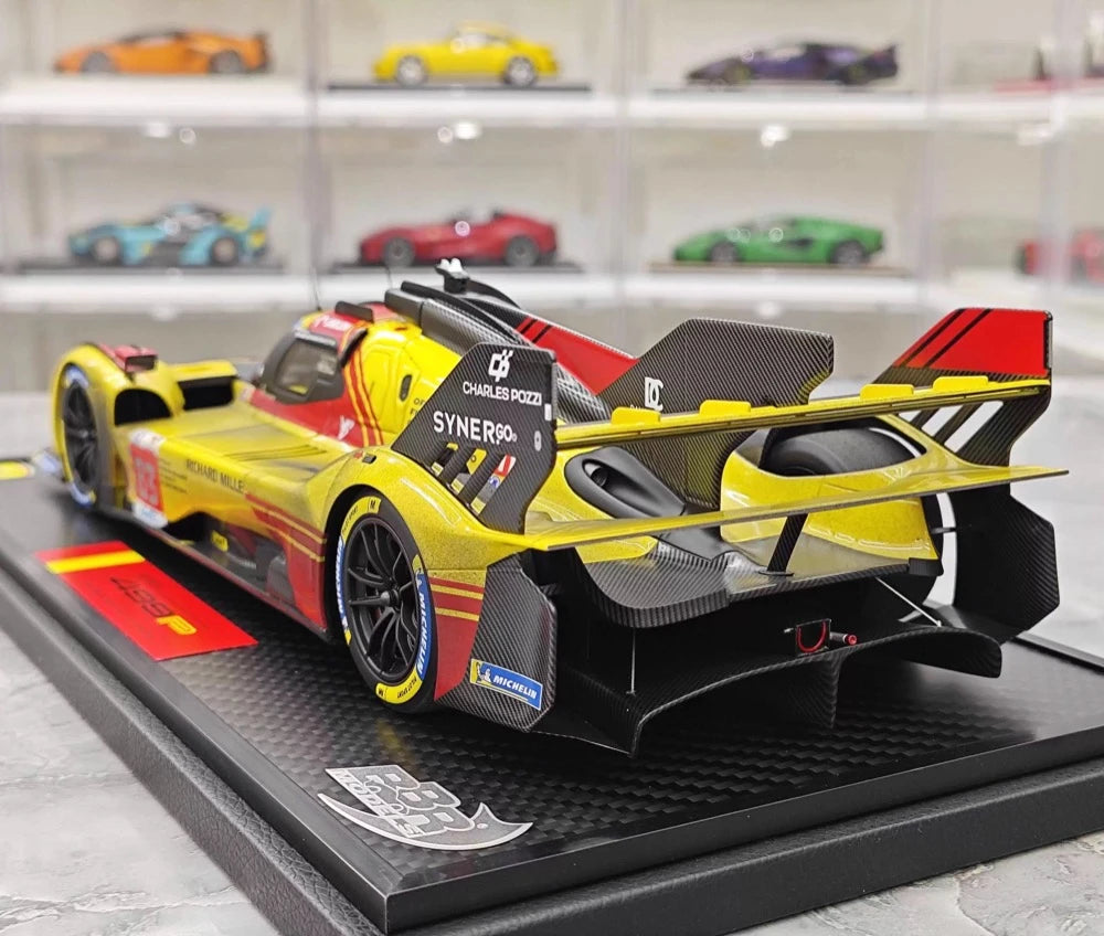 [BBR] 1:18 Ferrari 2024 499P Le Mans Hypercar #83 Dirty Model Car Resin