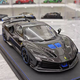 [BBR] 1:18 Ferrari 2024 SF90 XX Stradale Glossy Black & Blue Model Car Resin