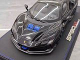 [BBR] 1:18 Ferrari 2024 SF90 XX Stradale Glossy Black & Blue Model Car Resin