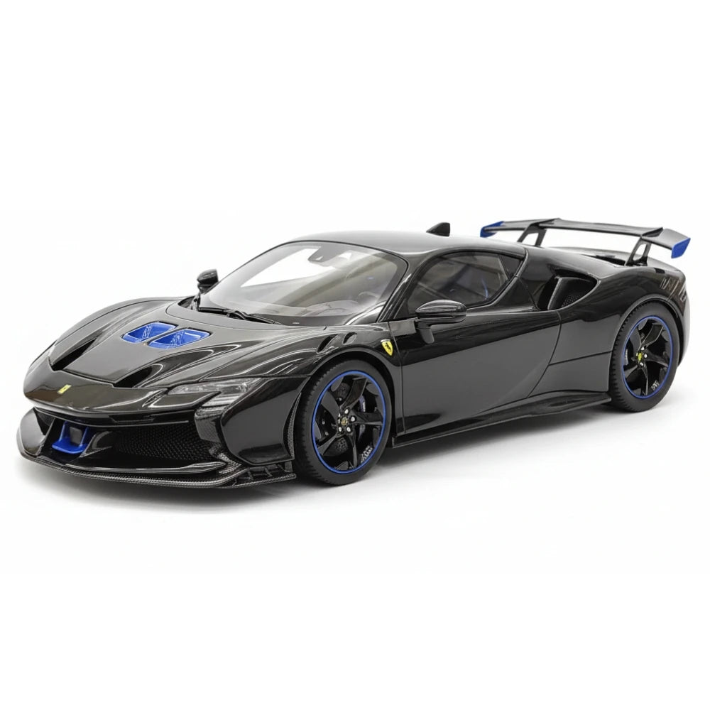 [BBR] 1:18 Ferrari 2024 SF90 XX Stradale Glossy Black & Blue Model Car Resin