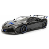 [BBR] 1:18 Ferrari 2024 SF90 XX Stradale Glossy Black & Blue Model Car Resin