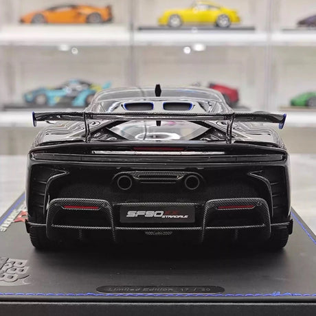 [BBR] 1:18 Ferrari 2024 SF90 XX Stradale Glossy Black & Blue Model Car Resin