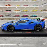 [BBR] 1:18 Ferrari 2024 SF90 XX Stradale Glossy Blue & Black Model Car Resin