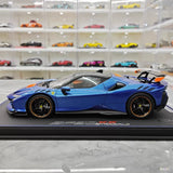 [BBR] 1:18 Ferrari 2024 SF90 XX Stradale Glossy Blue & Orange Model Car Resin
