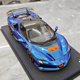 [BBR] 1:18 Ferrari 2024 SF90 XX Stradale Glossy Blue & Orange Model Car Resin
