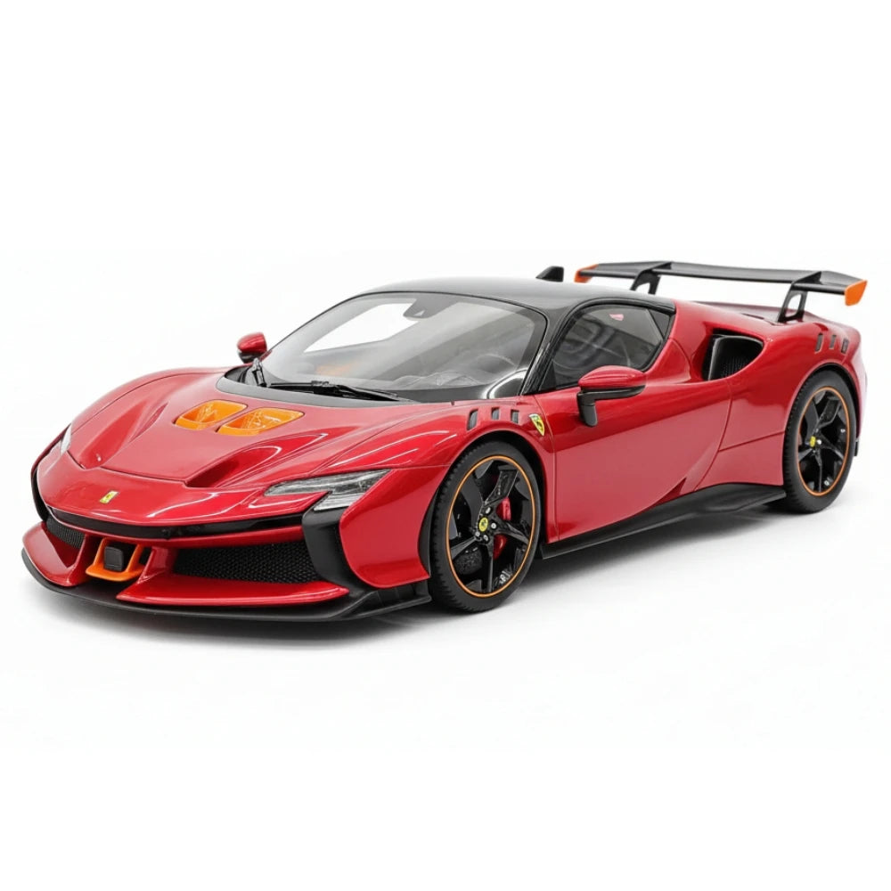 [BBR] 1:18 Ferrari 2024 SF90 XX Stradale Glossy Red & Orange Model Car Resin