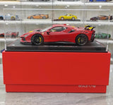 [BBR] 1:18 Ferrari 2024 SF90 XX Stradale Glossy Red & Yellow Model Car Resin