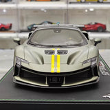 [BBR] 1:18 Ferrari 2024 SF90 XX Stradale Matte Green & Black Model Car Resin