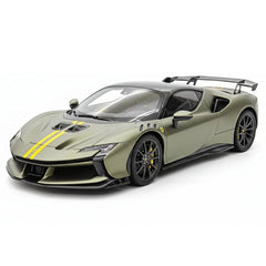 [BBR] 1:18 Ferrari 2024 SF90 XX Stradale Matte Green & Black Model Car Resin