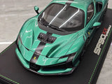 [BBR] 1:18 Ferrari 2024 SF90 XX Stradale Tiffany bleu & noir voiture miniature Resin