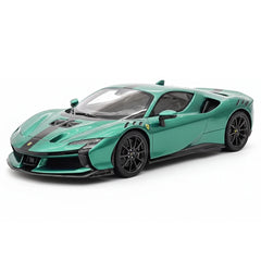 [BBR] 1:18 Ferrari 2024 SF90 XX Stradale Tiffany Blue & Black Model Car Resin