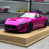 BBR Maserati 2011 GranTurismo MC Stradale Pink 1:18 – Collectible Resin Model Resin