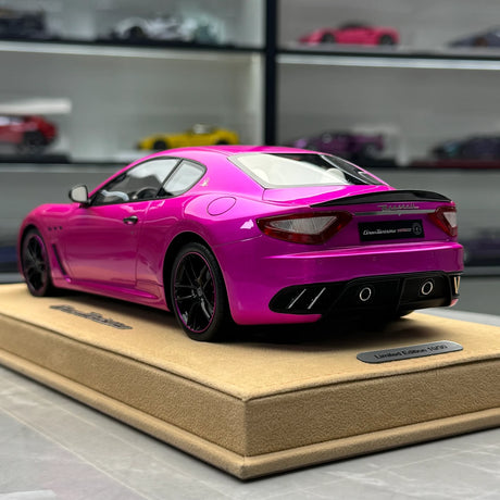BBR Maserati 2011 GranTurismo MC Stradale Pink 1:18 – Collectible Resin Model Resin