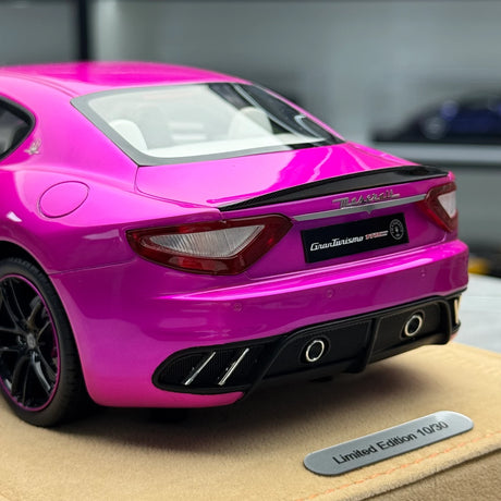 BBR Maserati 2011 GranTurismo MC Stradale Pink 1:18 – Collectible Resin Model Resin