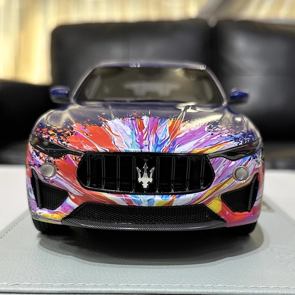 [BBR] 1:18 Maserati 2017 Levante Graffiti Model Car Resin