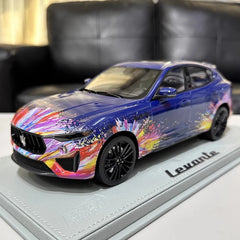 [BBR] 1:18 Maserati 2017 Levante Graffiti Model Car Resin