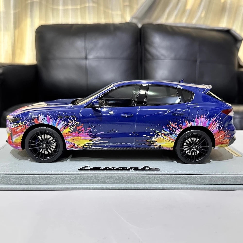 [BBR] 1:18 Maserati 2017 Levante Graffiti Model Car Resin