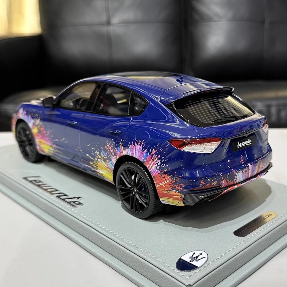 [BBR] 1:18 Maserati 2017 Levante Graffiti Model Car Resin
