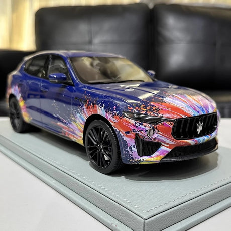 [BBR] 1:18 Maserati 2017 Levante Graffiti Model Car Resin