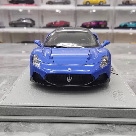 [BBR] 1:18 Maserati 2022 MC20 Blue Model Car Die-Cast