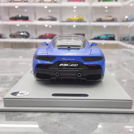 [BBR] 1:18 Maserati 2022 MC20 Blue Model Car Die-Cast