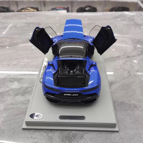 [BBR] 1:18 Maserati 2022 MC20 Blue Model Car Die-Cast