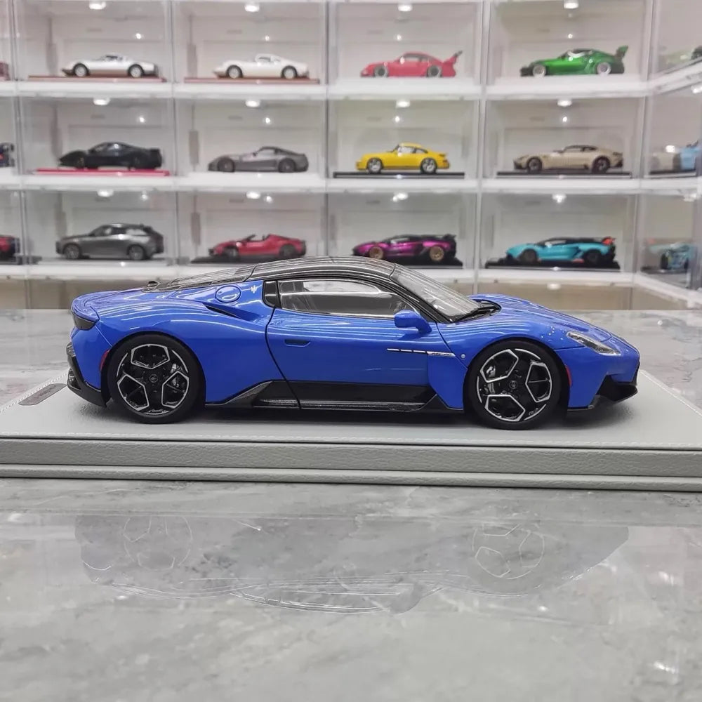 [BBR] 1:18 Maserati 2022 MC20 Blue Model Car Die-Cast