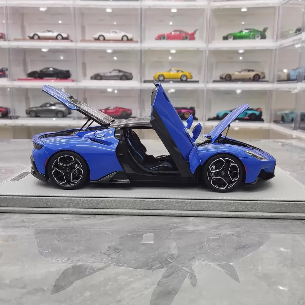 [BBR] 1:18 Maserati 2022 MC20 Blue Model Car Die-Cast