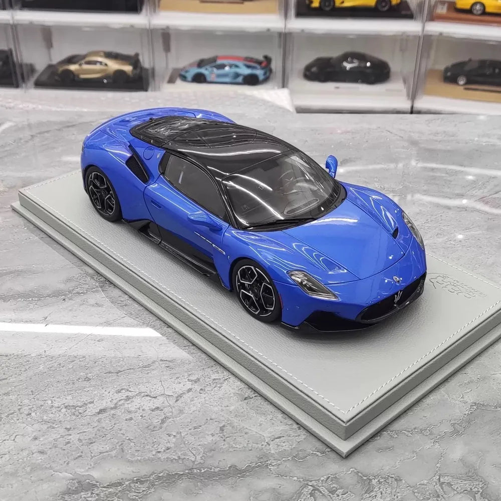 [BBR] 1:18 Maserati 2022 MC20 Blue Model Car Die-Cast