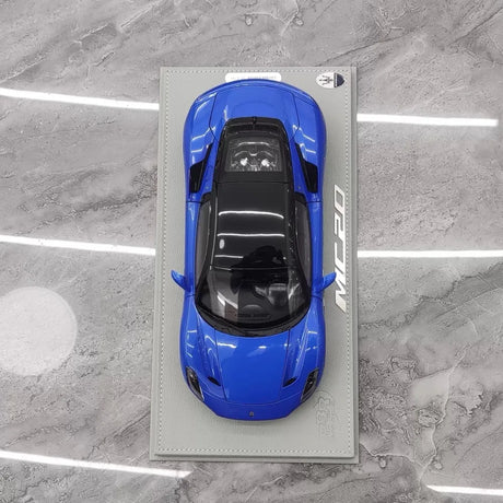 [BBR] 1:18 Maserati 2022 MC20 Blue Model Car Die-Cast