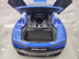 [BBR] 1:18 Maserati 2022 MC20 Blue Model Car Die-Cast