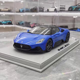 [BBR] 1:18 Maserati 2022 MC20 Blue Model Car Die-Cast