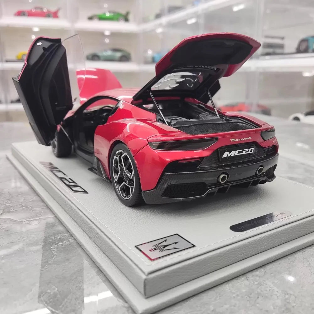 [BBR] 1:18 Maserati 2022 MC20 Red Model Car Die-Cast