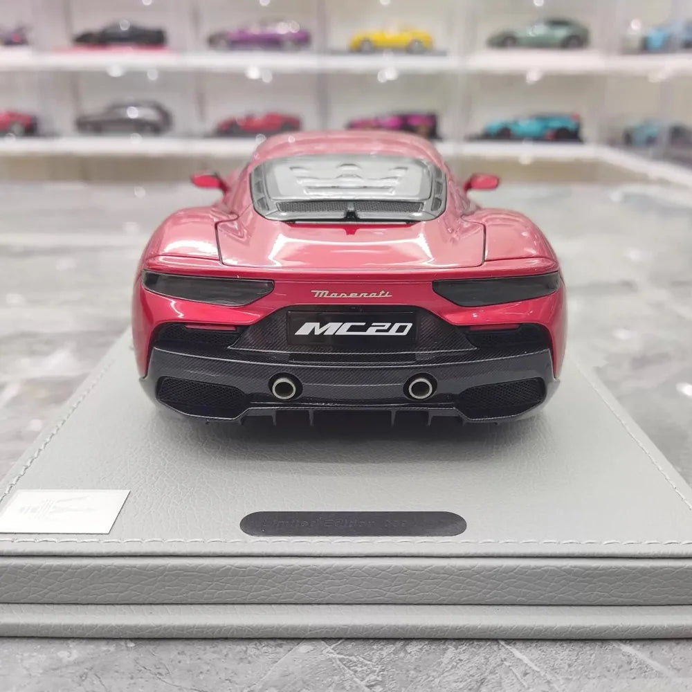 [BBR] 1:18 Maserati 2022 MC20 rouge voiture miniature Die-Cast