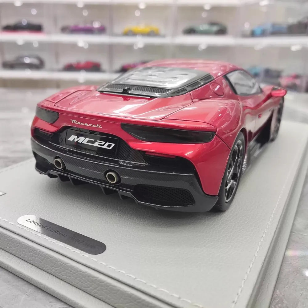[BBR] 1:18 Maserati 2022 MC20 rouge voiture miniature Die-Cast