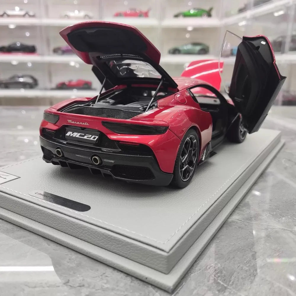 [BBR] 1:18 Maserati 2022 MC20 Red Model Car Die-Cast
