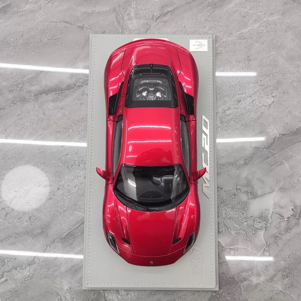 [BBR] 1:18 Maserati 2022 MC20 Red Model Car Die-Cast